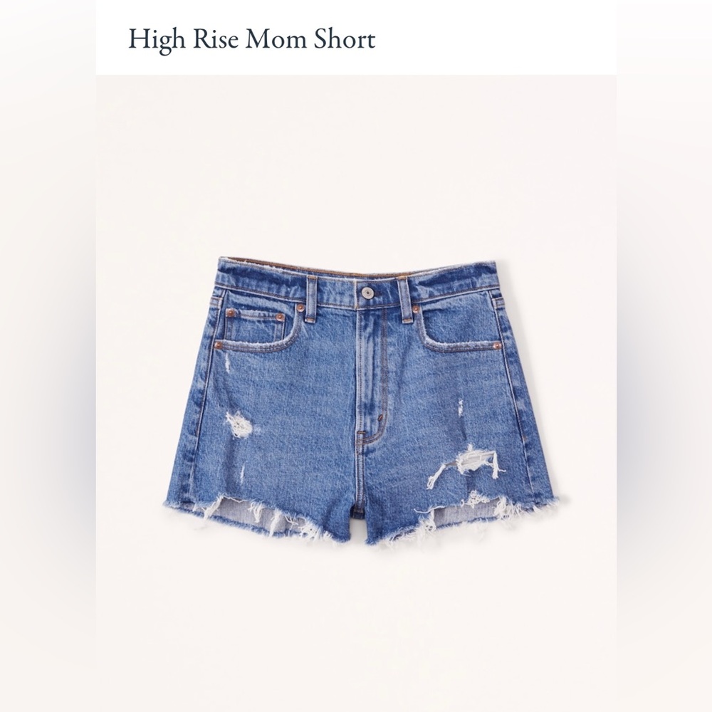 Abercrombie The Mom Short High Rise
